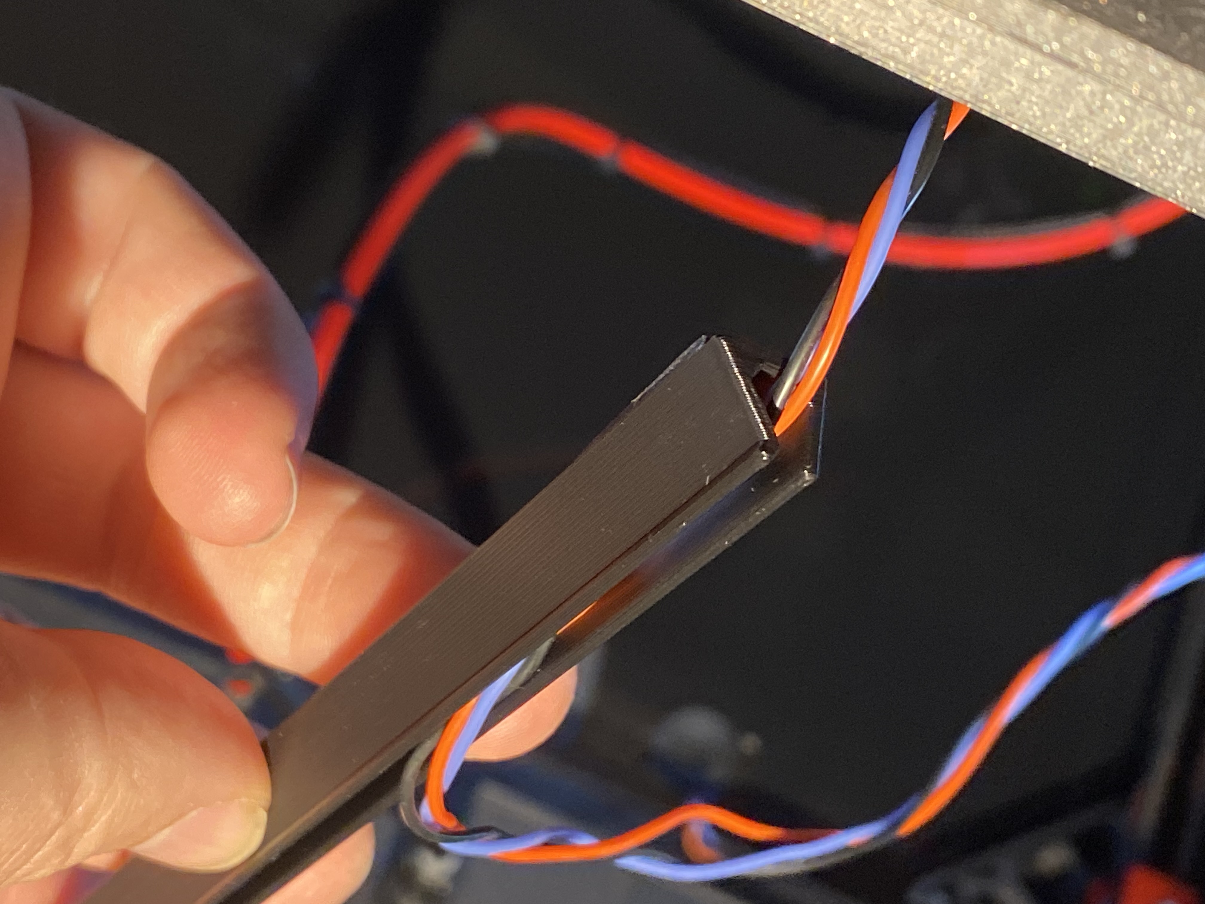 Simple Strong Easy To Print Push In Cable Channel For Voron Printers, SV08