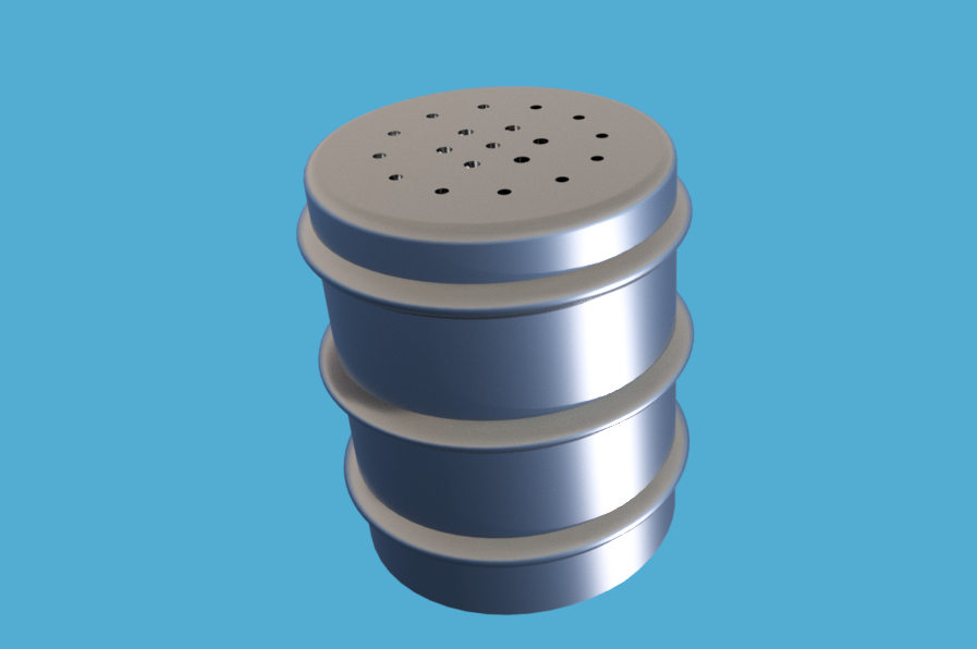 Salt Barrel (Salt pot) by M B | Download free STL model | Printables.com