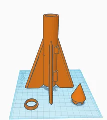 mini rocket by DEERDUDE | Download free STL model | Printables.com
