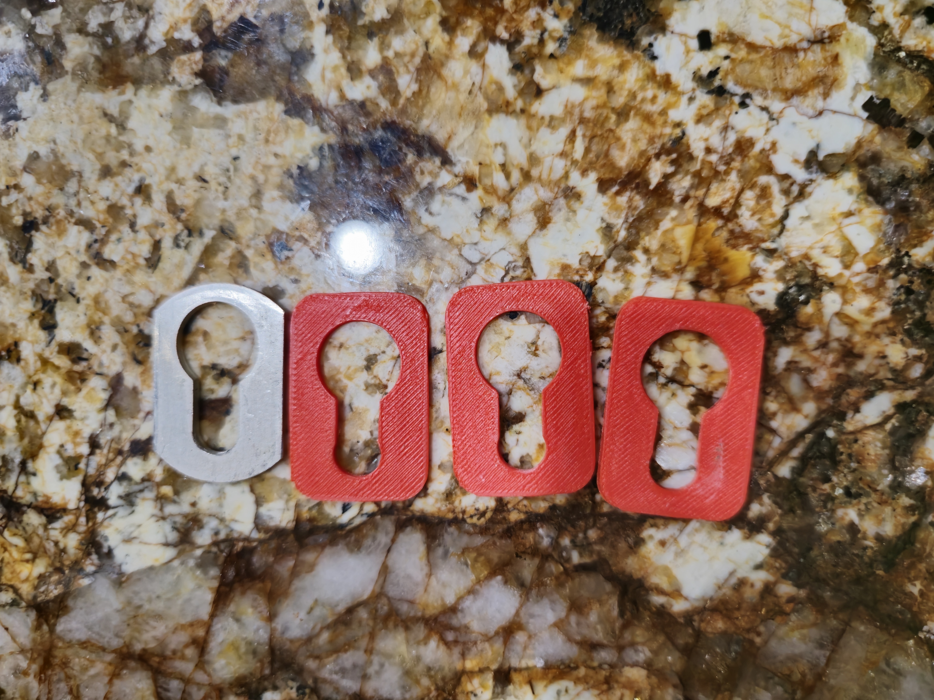 1in x 1.5in Key-Hole Washer for Hurricane Shutters/Panels
