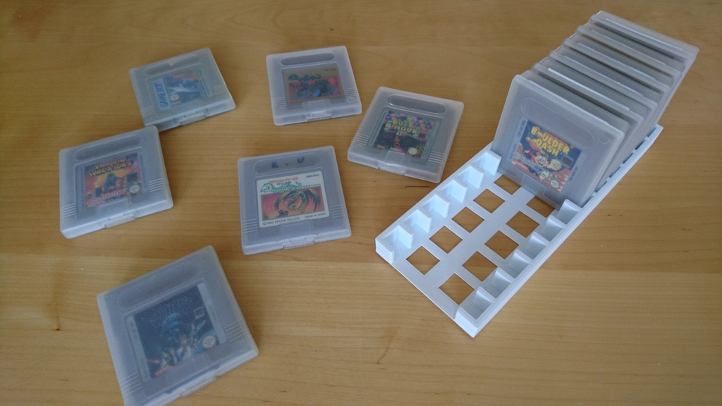 Gameboy cartridge holder