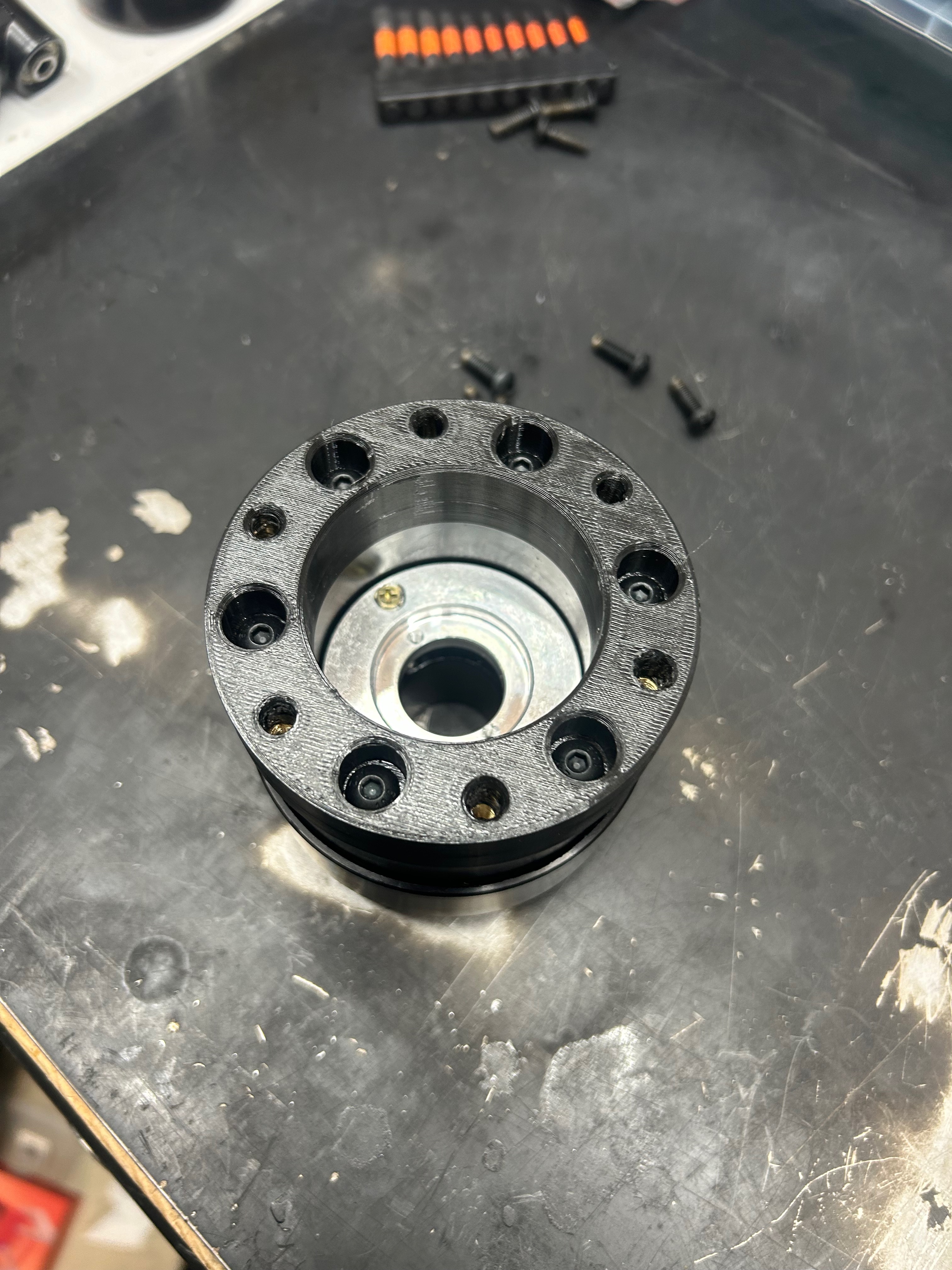Sim Racing - MOMO (70mm PCD) to Nardi (74mm PCD) Steering Wheel Adapter