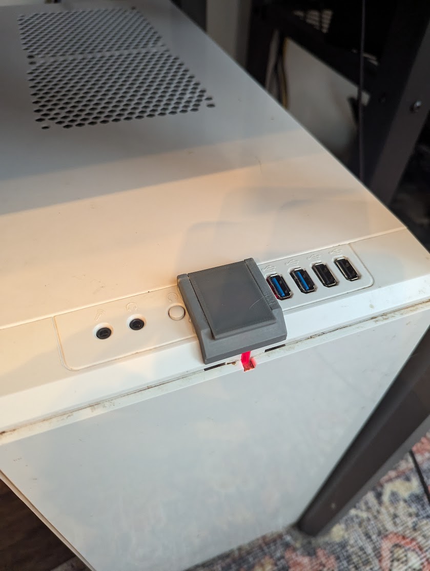 Miniatura 2 do modelo 3D PC Power Button Cover