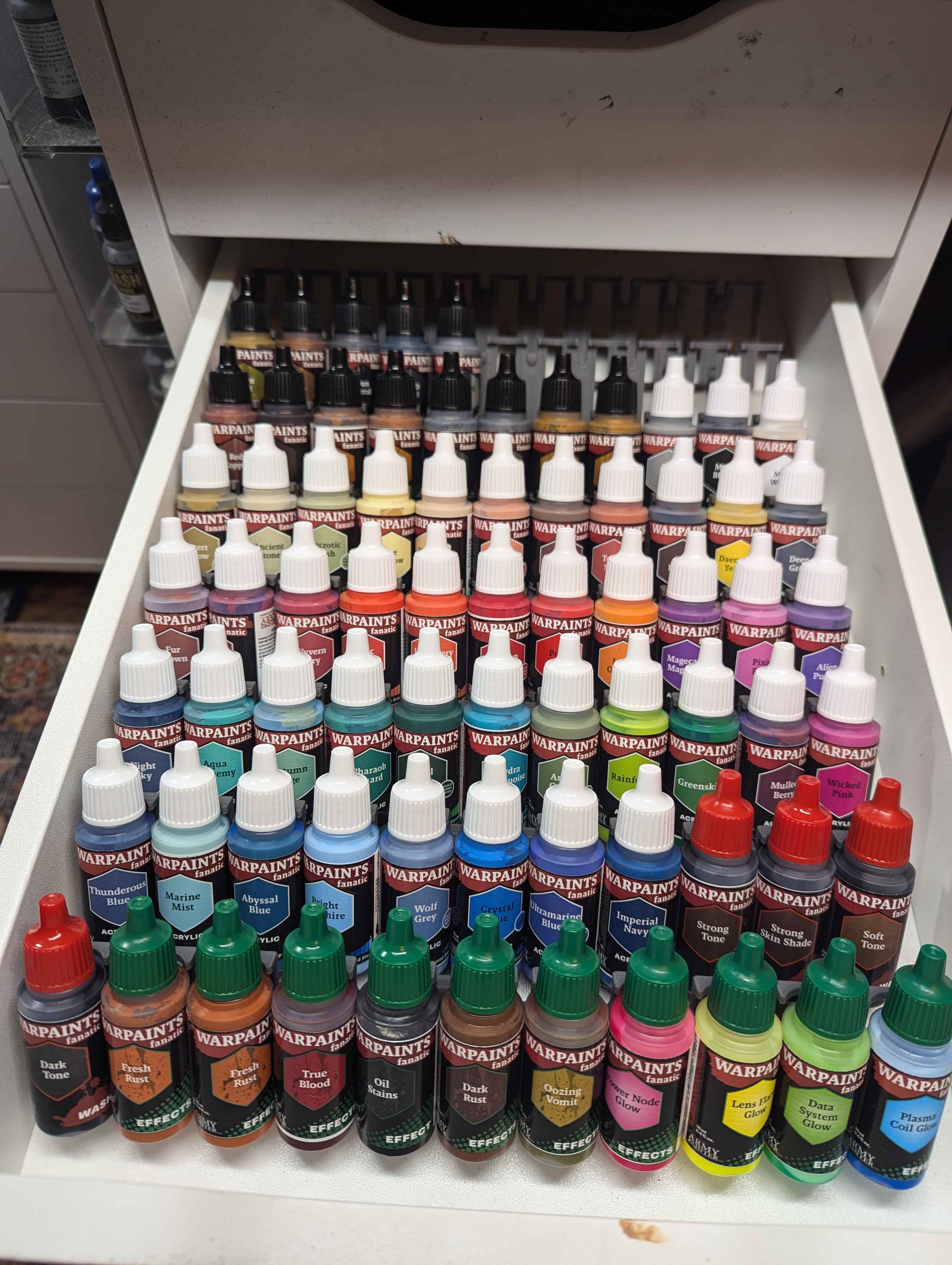 Army Painter Bottle Rack for Desk Drawer