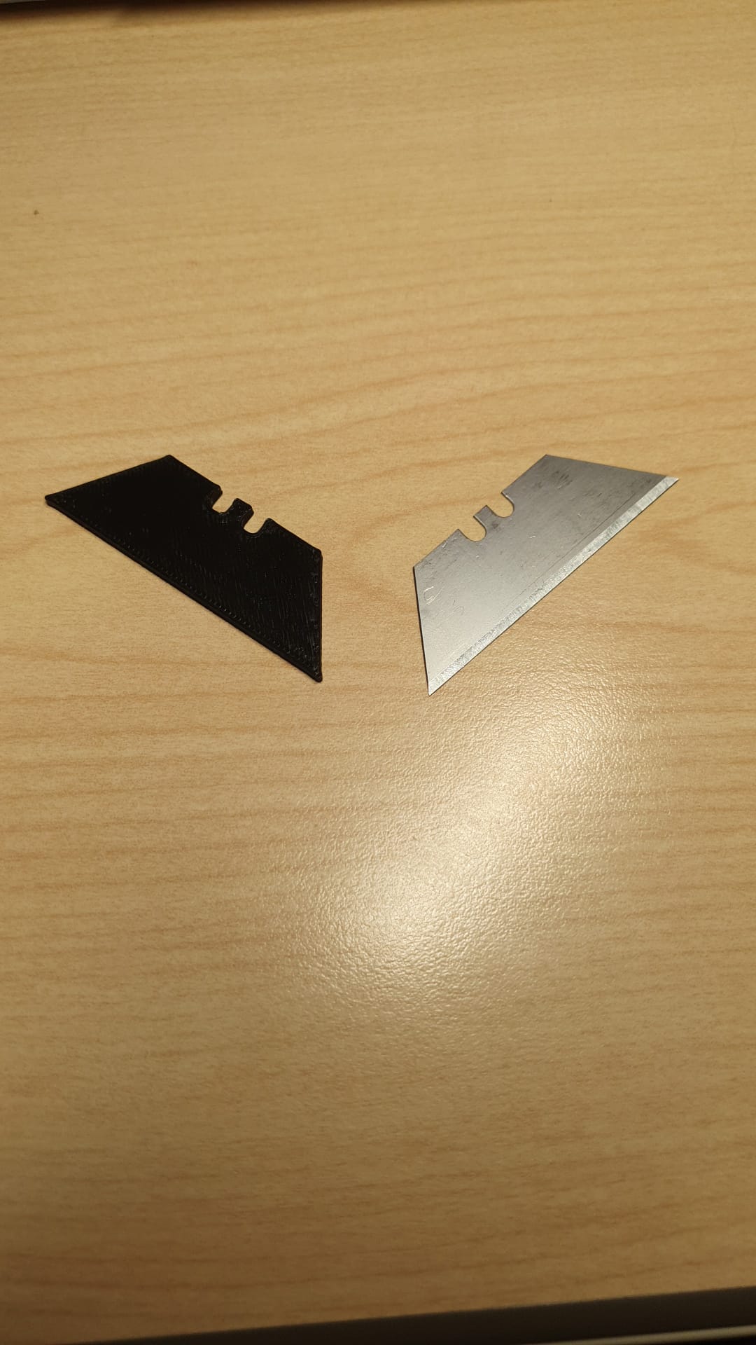 Knife blade model