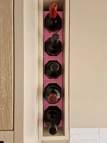 Narrow wine rack