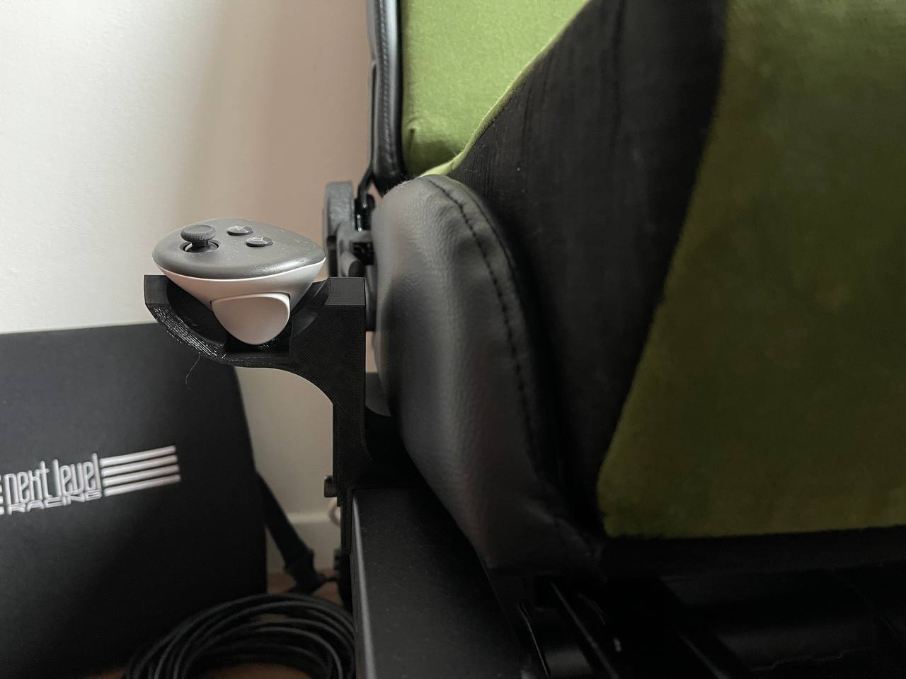 Quest 3 Controllers Holder for NLR Next Level Racing Flight Simulator Seat — thumbnail 4