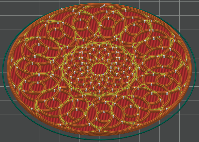 Miniatura 3 do modelo 3D Coaster - Circles