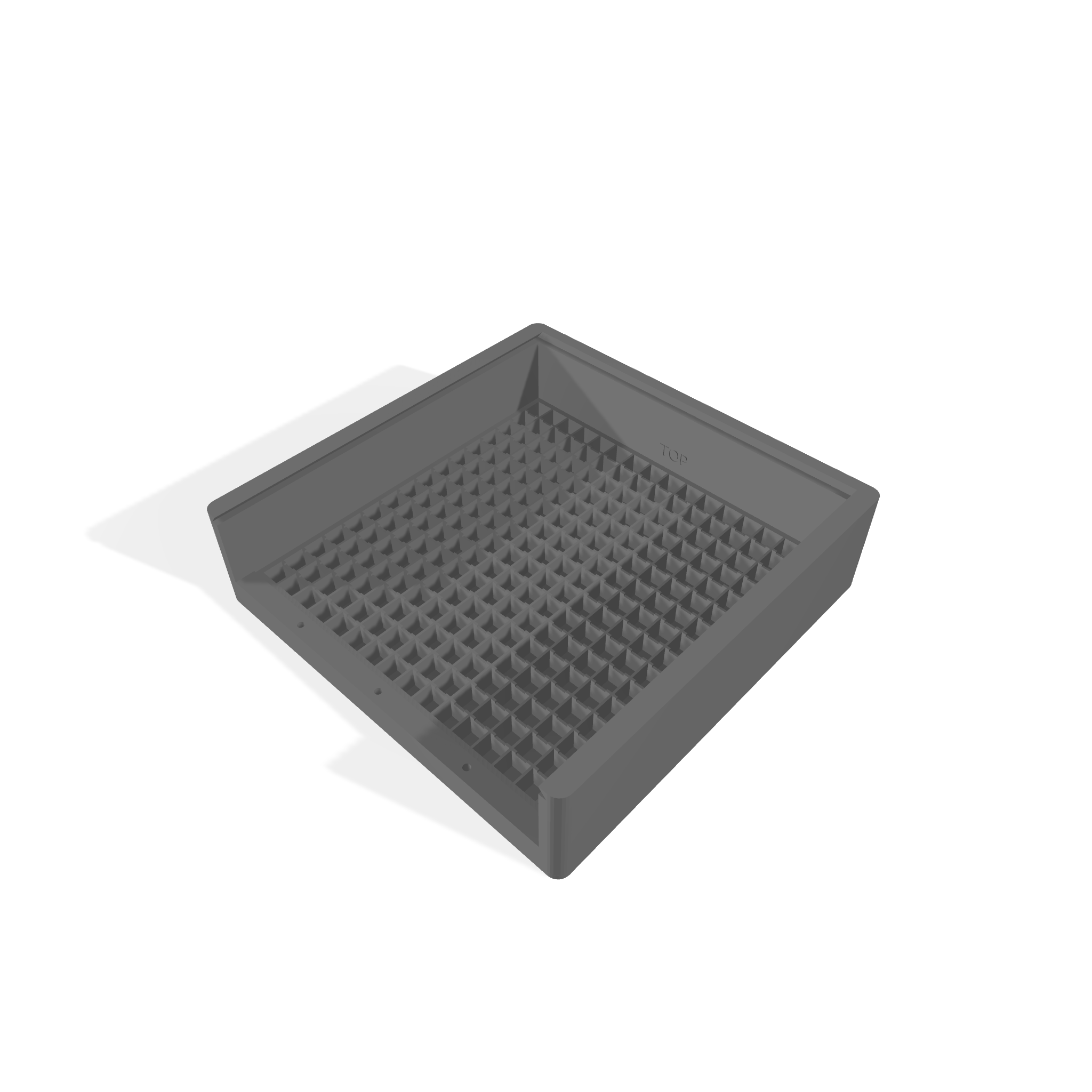 Wordclock Multimaterial - 16x16 - 2024 - German Version