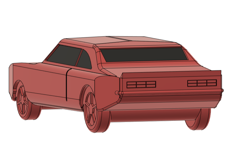 Simple 1969 Camaro SS Model Car — thumbnail 5