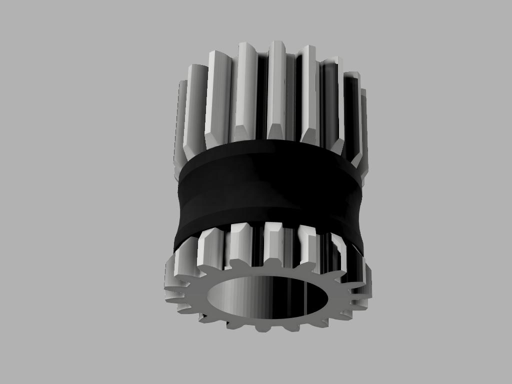 TPU-Inlay for Gravity Broom Holder Gear