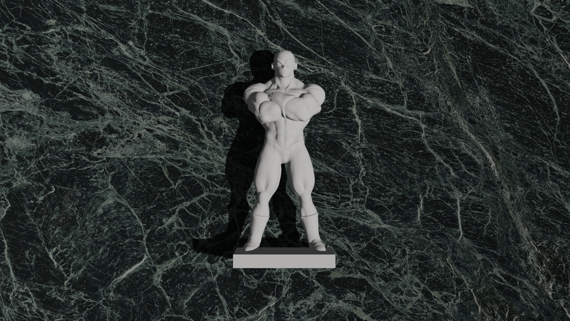 Jiren Dragon Ball Super #17 Optimized for 3D Printing