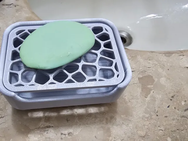 Voronoi Soap Dish with feet