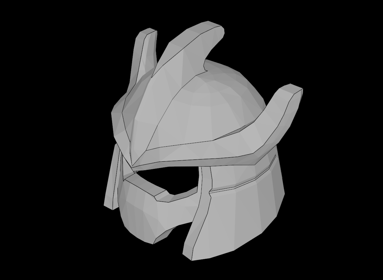 Lego Compatible (12617.dat) Minifig Headgear Helmet Trident Shaped with Face Mask
