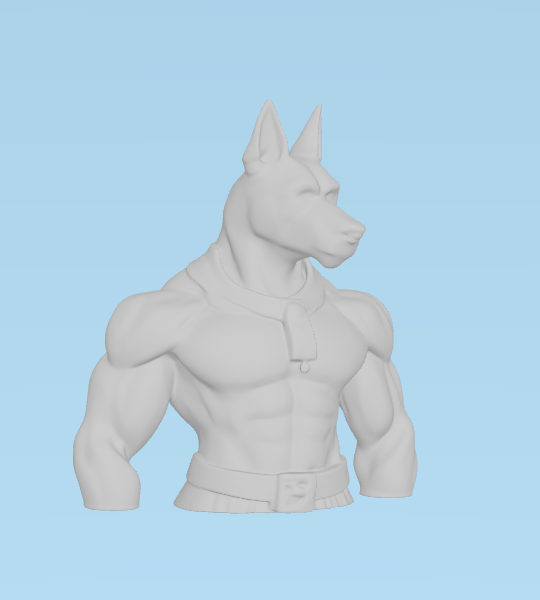 Egyptian Warrior Dog by R.Palmares Download free STL model