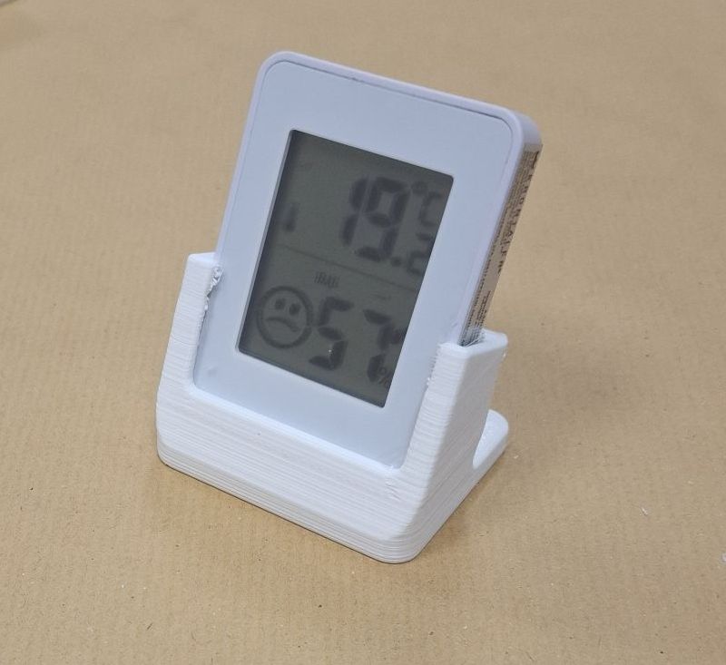 Halter für ein Aldi Thermometer (geneigt)