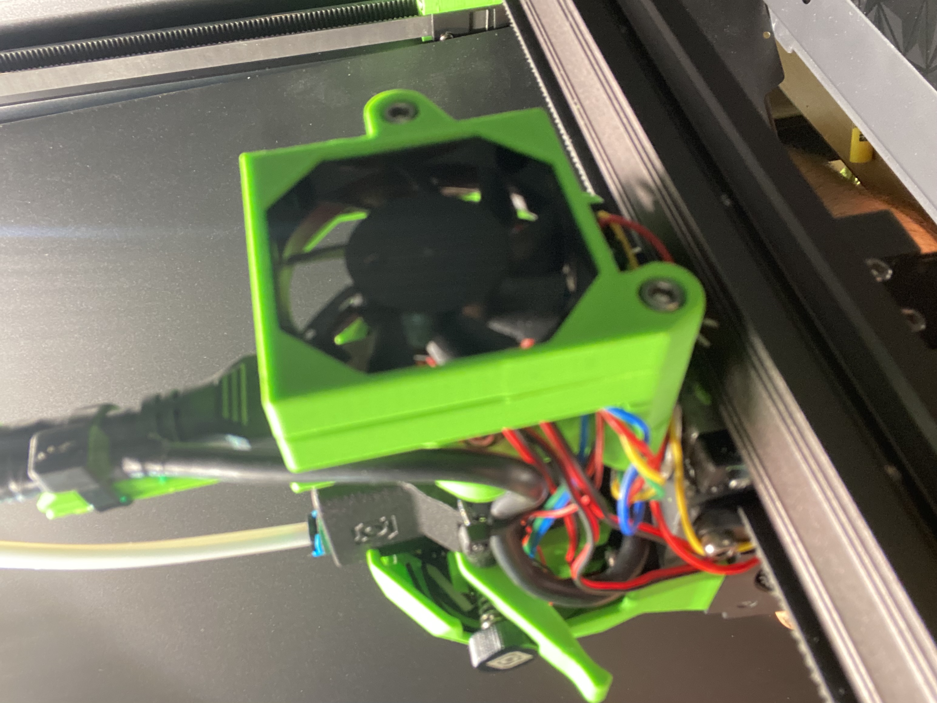 Orbitool Fan Mount 4010 w/umbilical support. — thumbnail 3