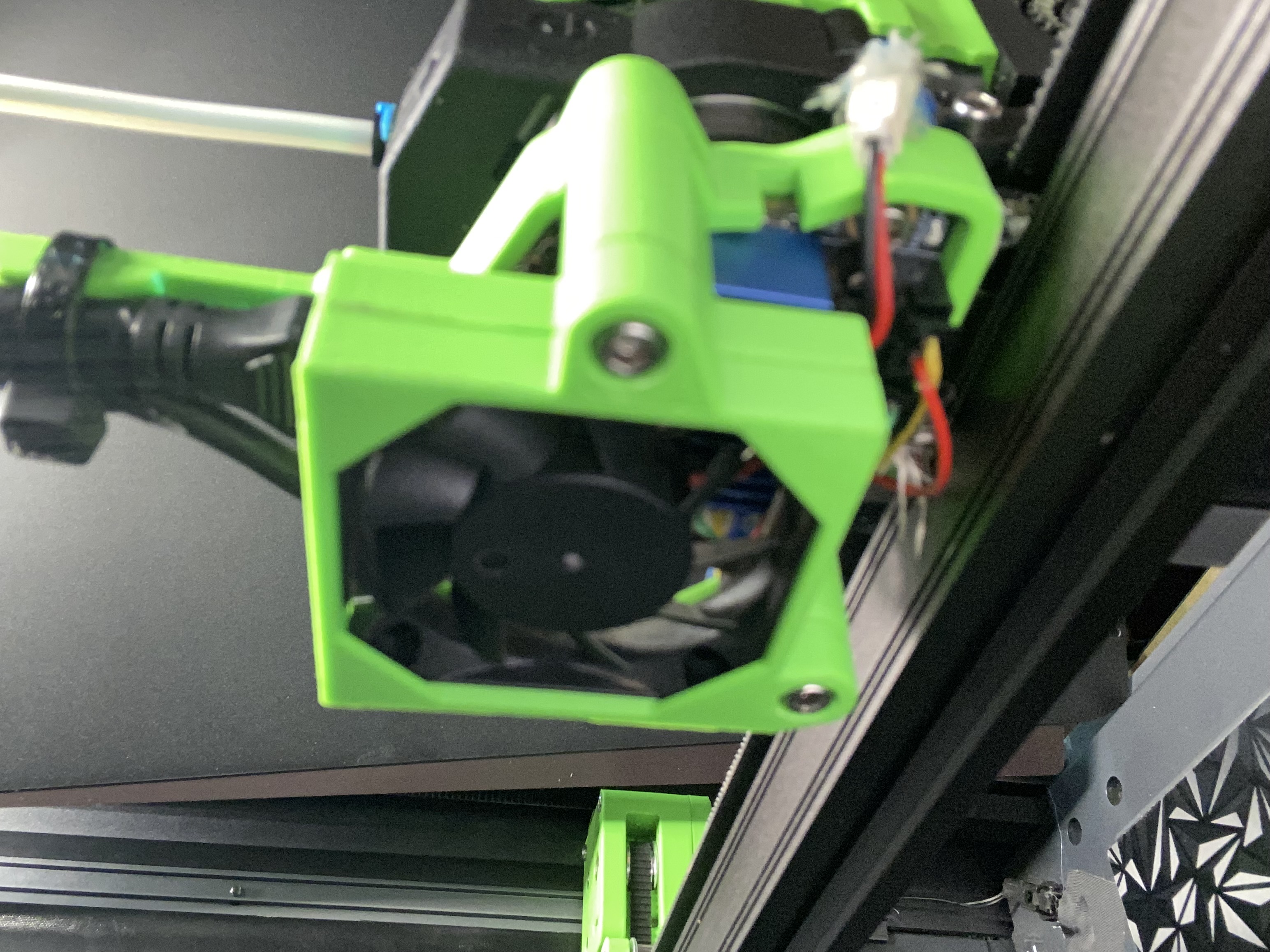 Orbitool Fan Mount 4010 w/umbilical support. — thumbnail 2