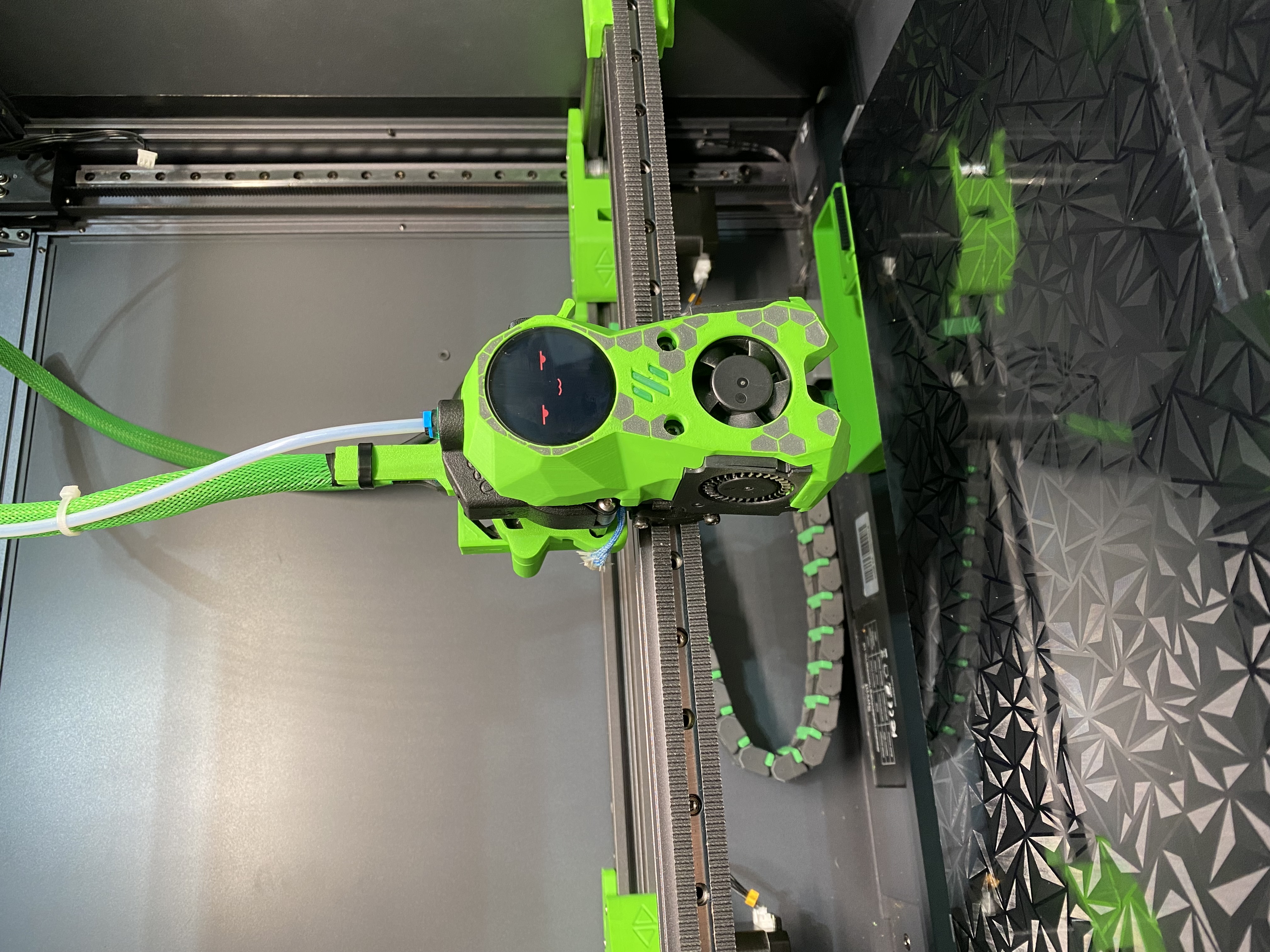 Orbitool Fan Mount 4010 w/umbilical support.