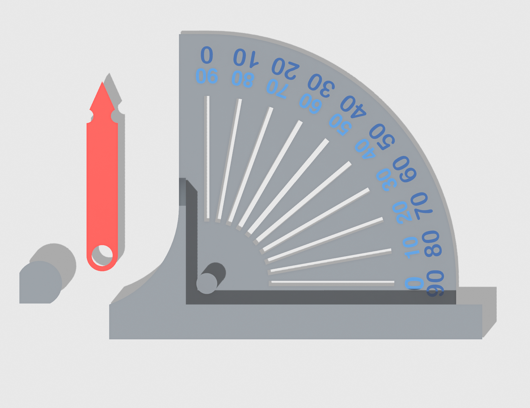 Miniatura 6 do modelo 3D Clinometer - trigonometry is fun now