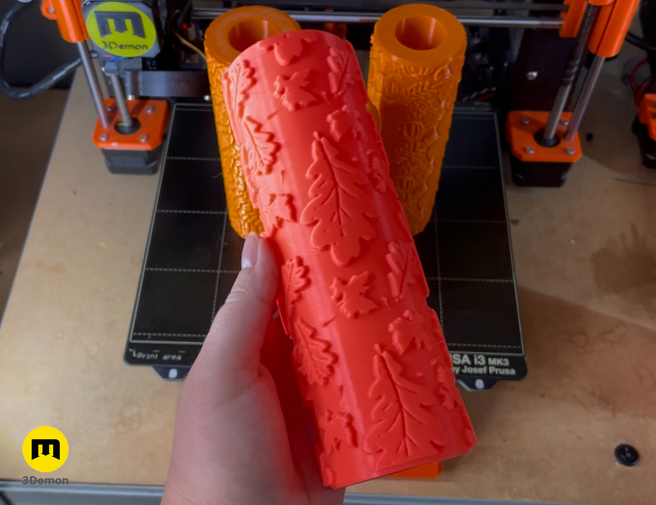 Miniatura 6 do modelo 3D Autumn Texture Rollers