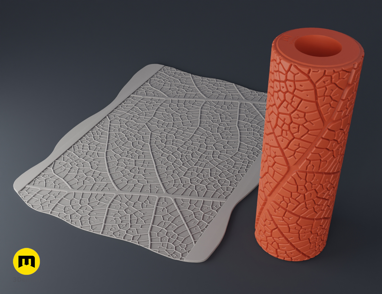 Miniatura 21 do modelo 3D Autumn Texture Rollers