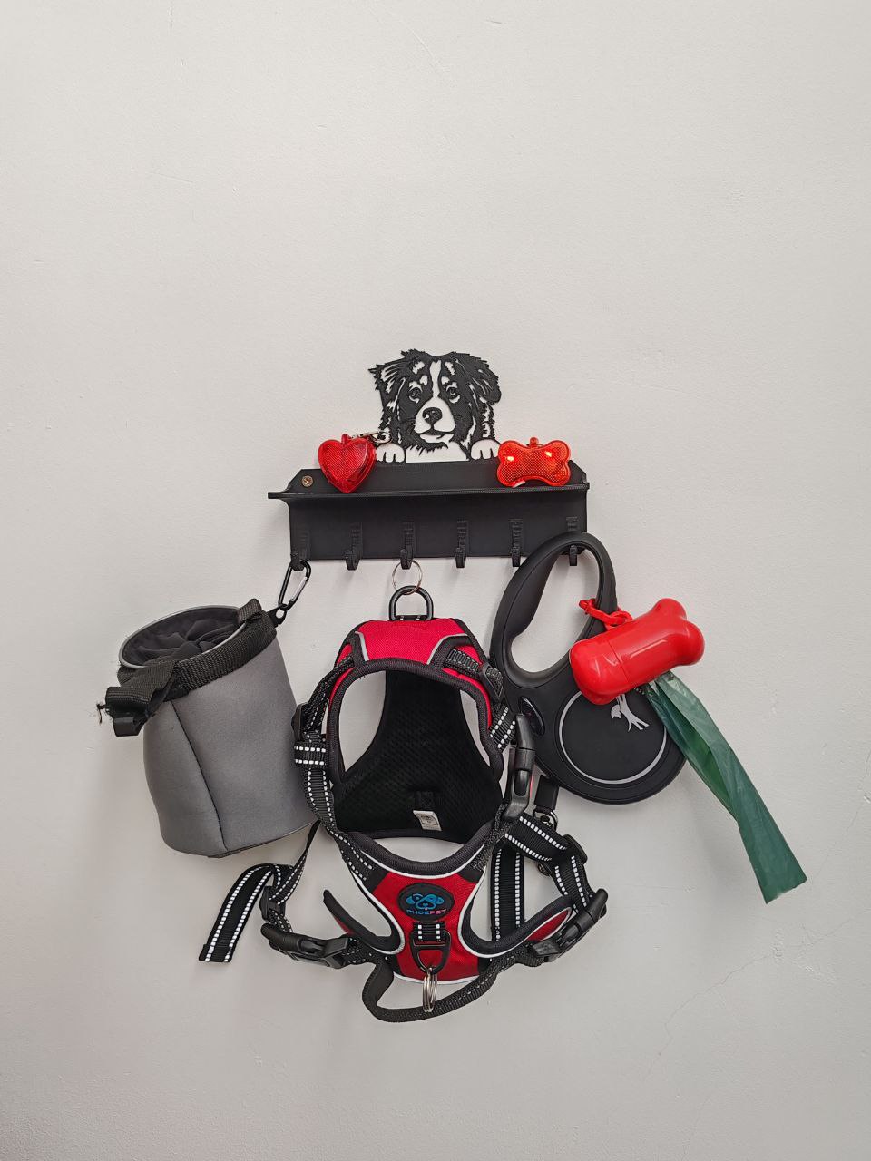 Dog object holder