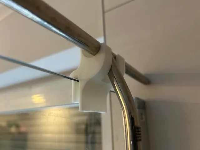 Shower Squeegee holder offset