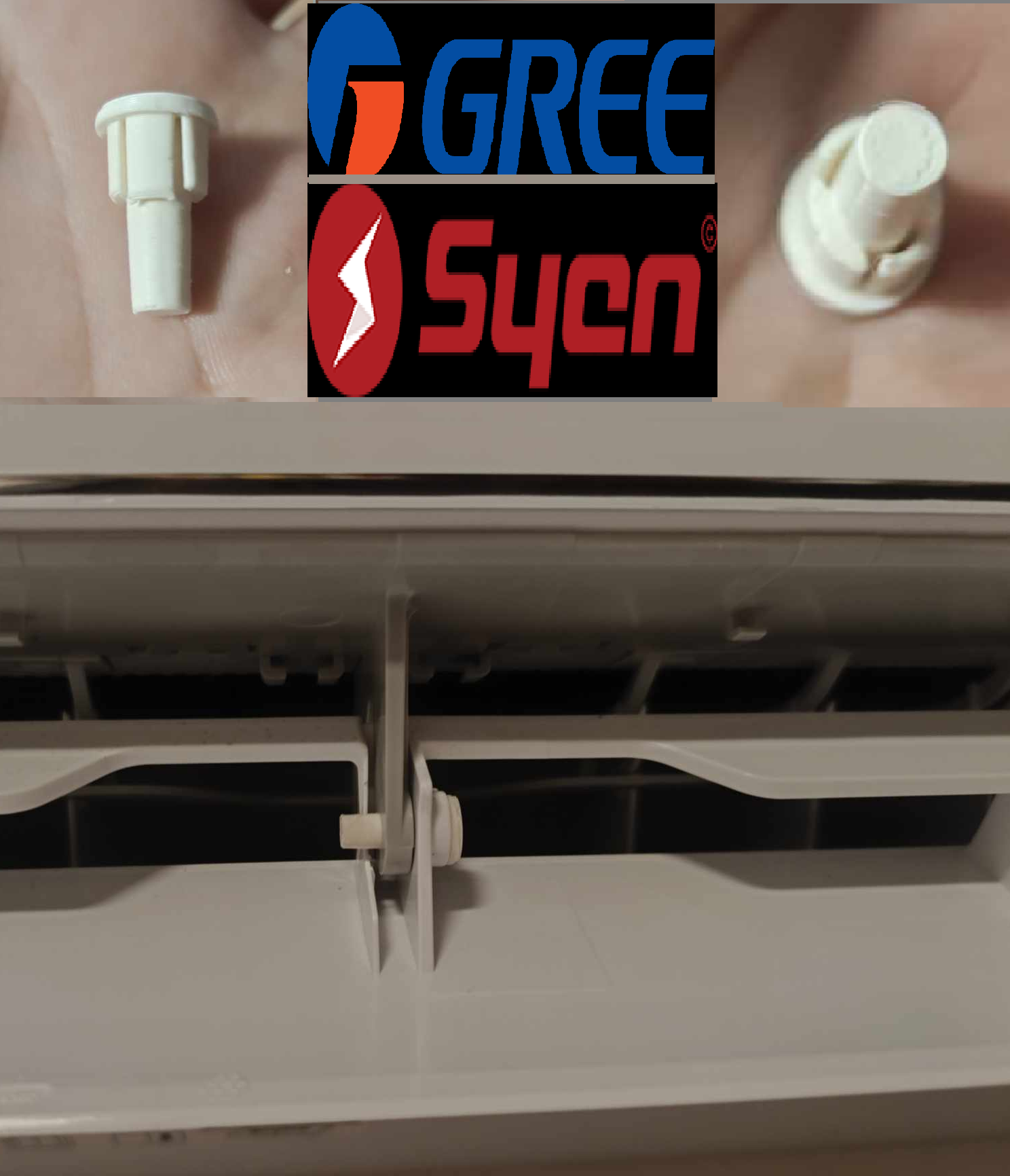 Lamella holder (Gree, Syen air conditioner) by Tajti Levente Download