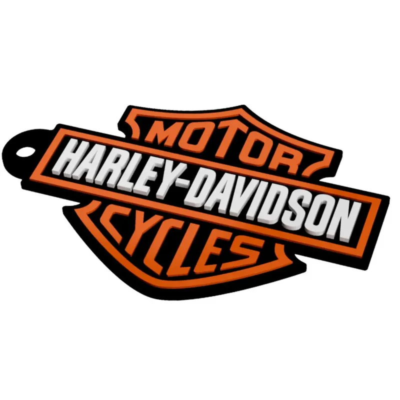 Harley-Davidson keychain by The3Dfox | Download free STL model | Printables .com