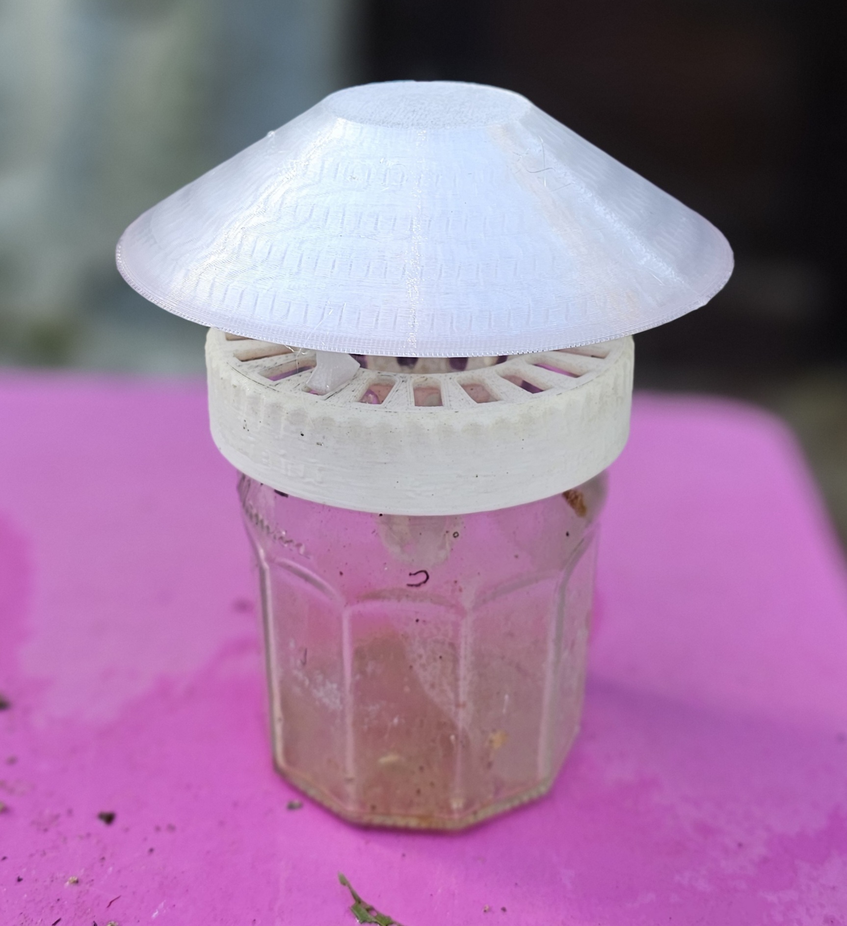 Anti pluie pour piège anti frelon (1 pièce,  pas de supports)/ Roof for Wasp Hornet Trap (1 piece, no supports)