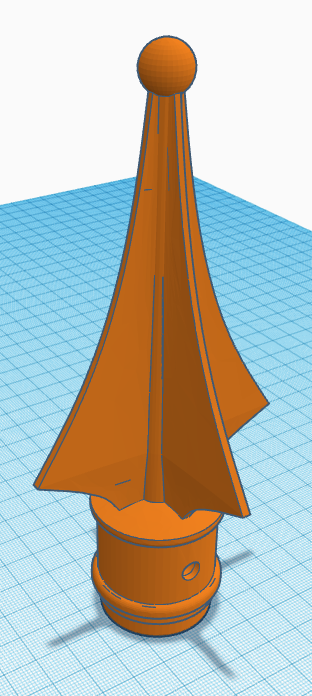 Fence Post Topper Remix 1/2 In Pipe 1/2" ID 22mm OD