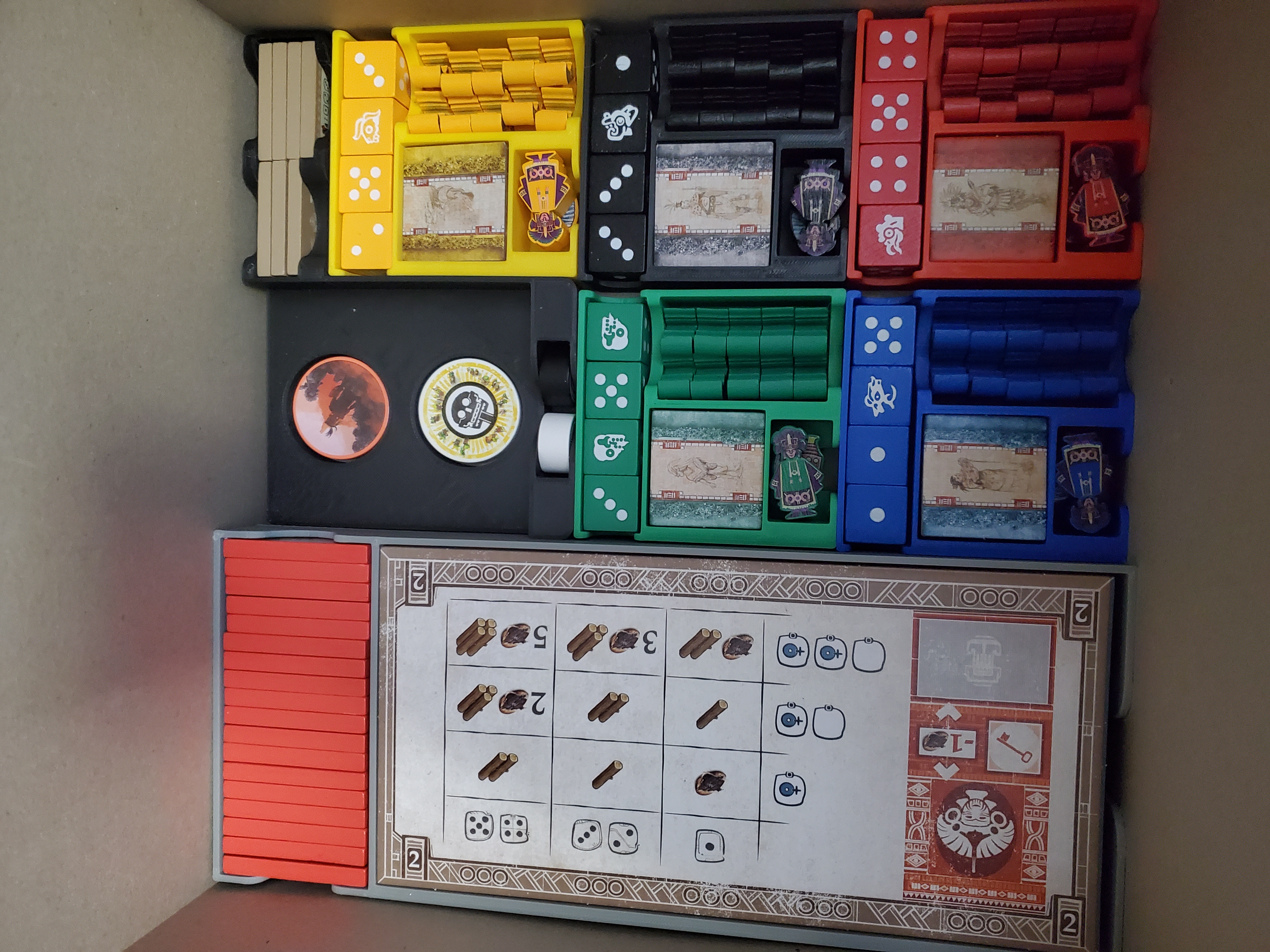 Teotihuacan City of Gods Deluxe Master Set Insert