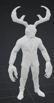 deer man in a business suit by uncle_uriar | Download free STL model ...