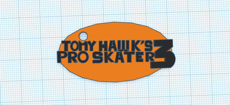 Tony Hawk Keychain