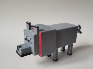 Minecraft dog keychain by 3DeeMagic | Download free STL model ...