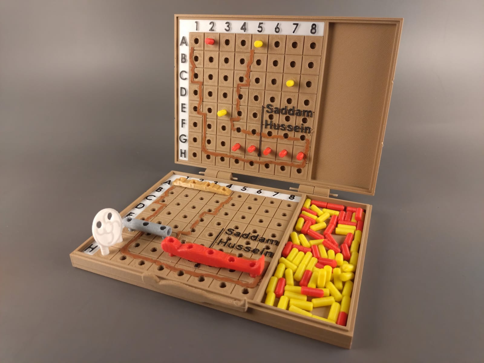 Battleship Game - Saddam Hussein Hiding