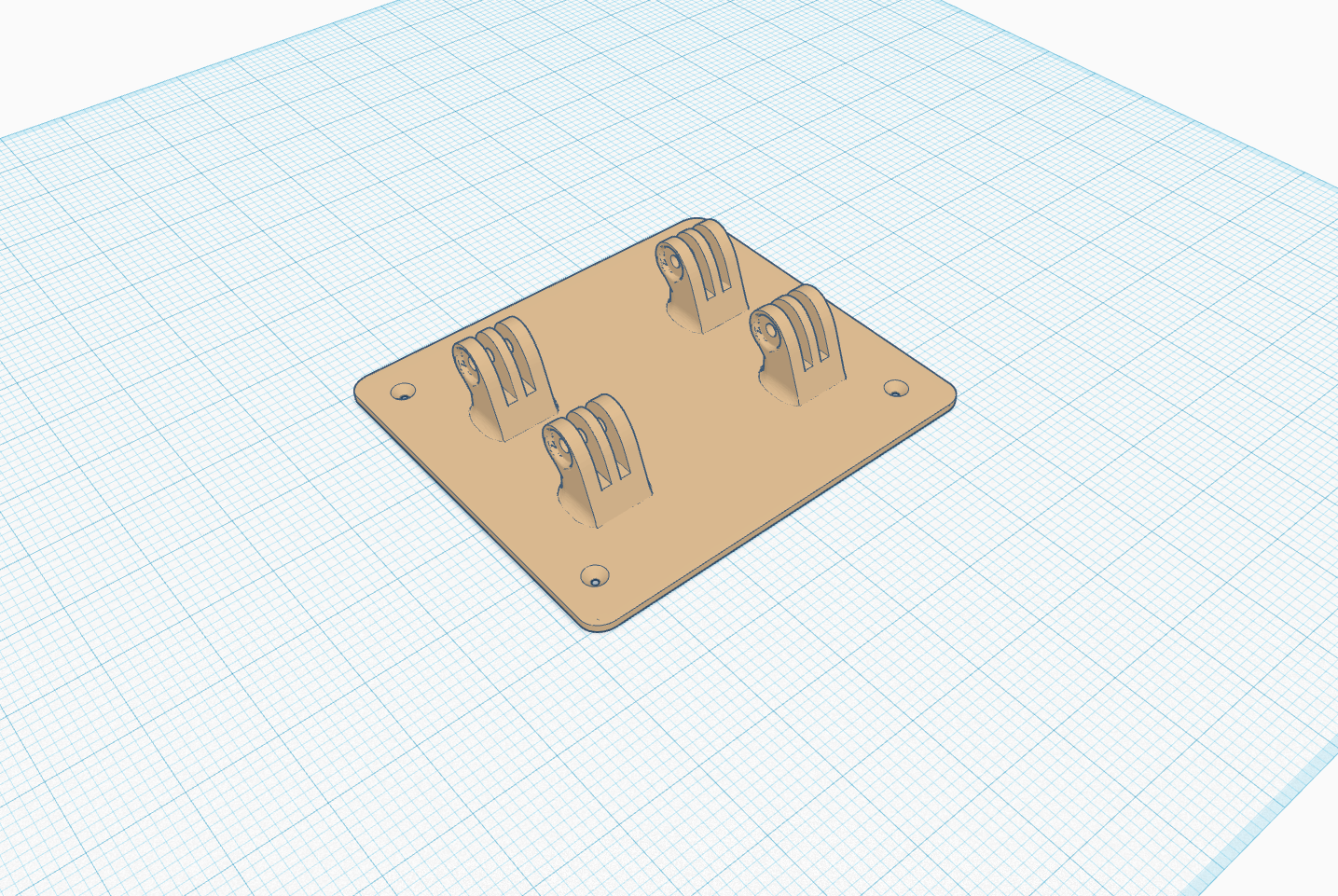 4 GoPro wall mount