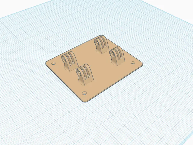 4 GoPro wall mount