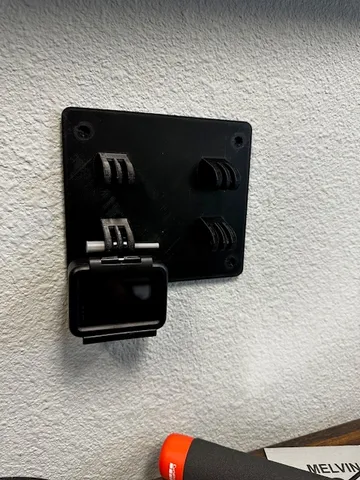 4 GoPro wall mount by TR | Download free STL model | Printables.com