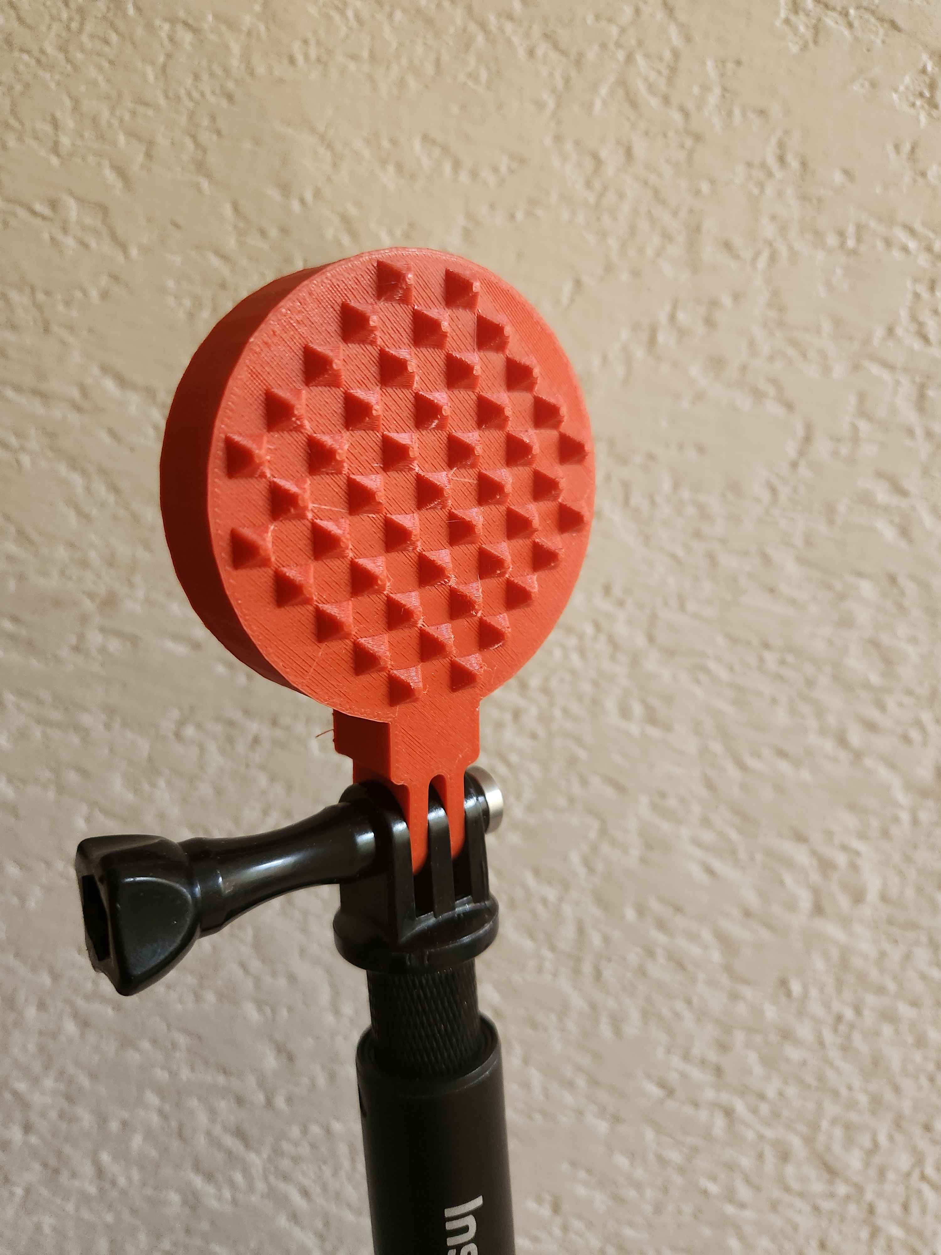 Scratcher for selfie stick.