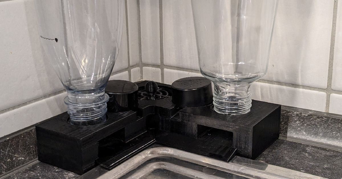 Corner Bottle Dryer by Resne19 Download free STL model