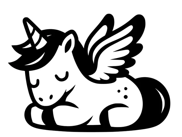Wall art / toppers: Alicorn (2)