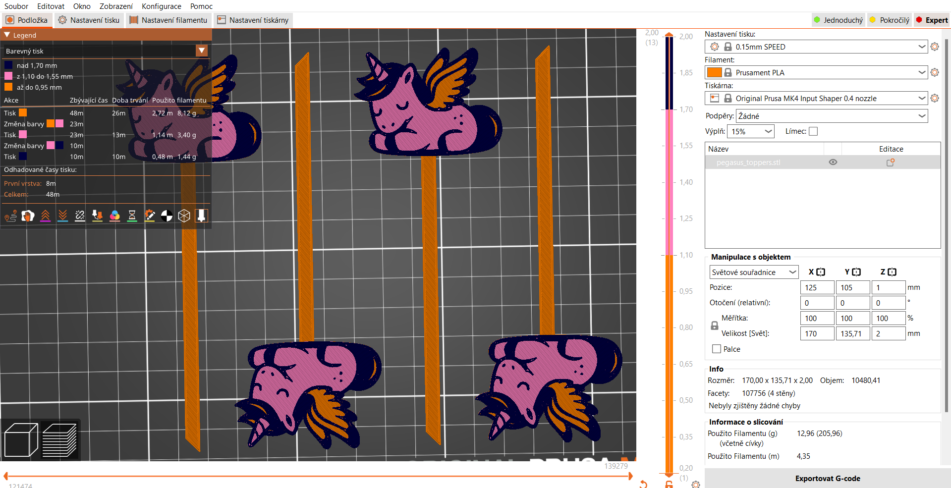 Wall art / toppers: Alicorn (2) — thumbnail 2