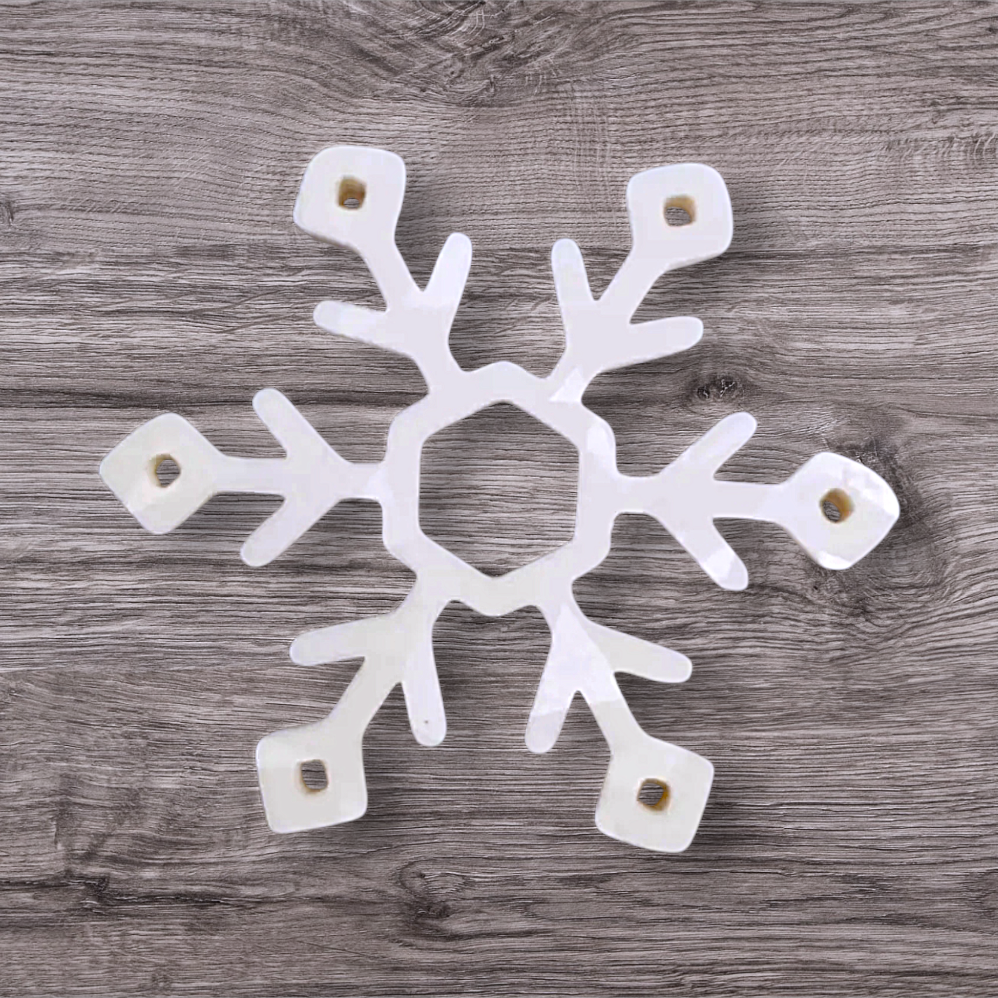 Snowflake Christmas tree decoration