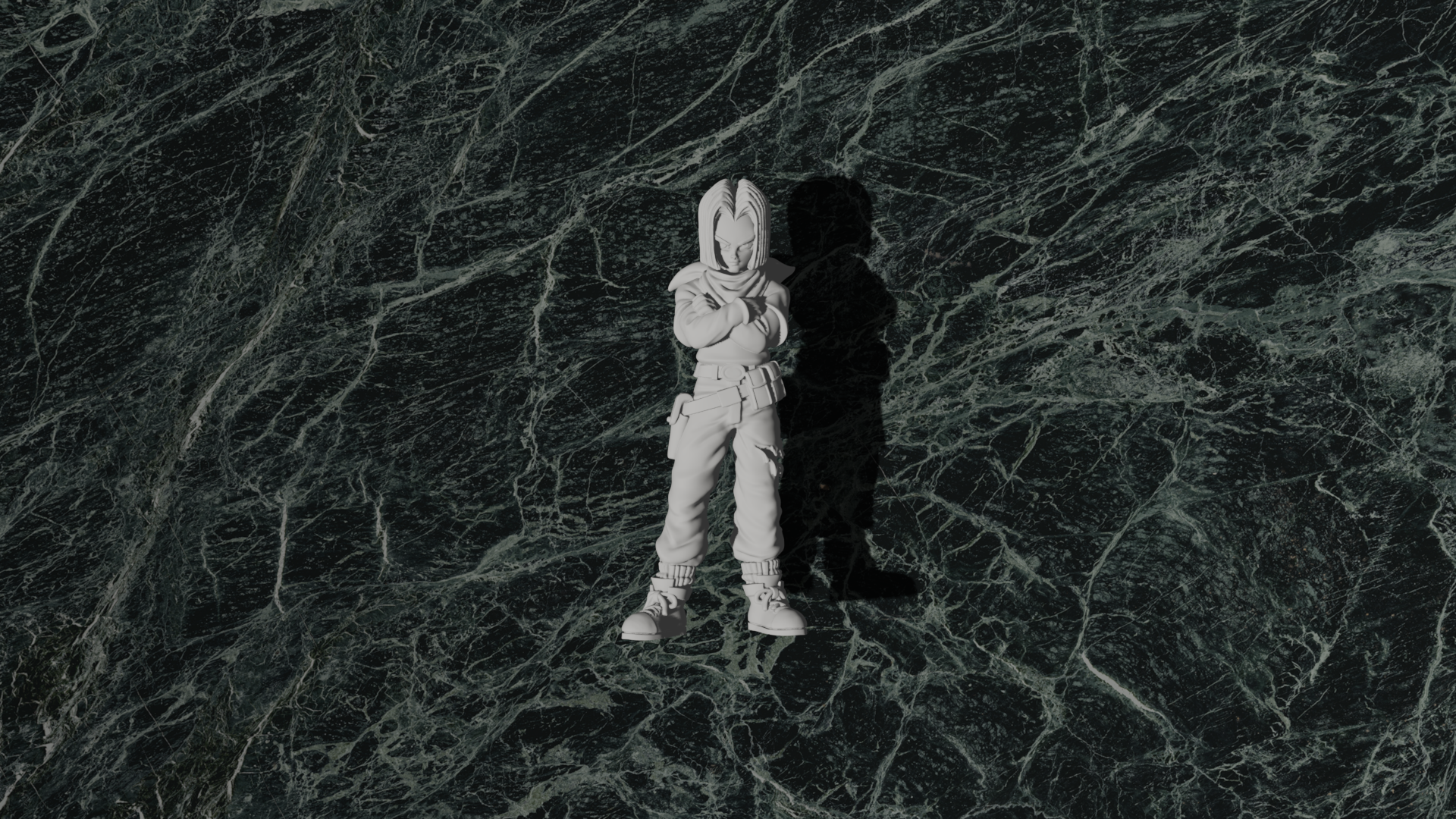 Android 17 Dragon Ball Z #23 Optimized for 3D Printing