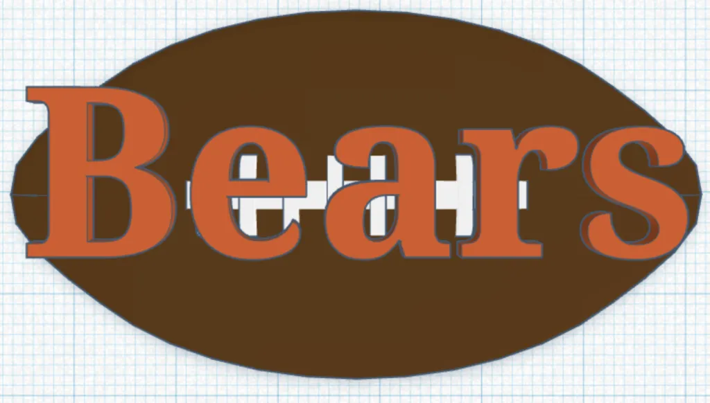 Chicago Bears logo by Kool-Printer | Download free STL model | Printables.com