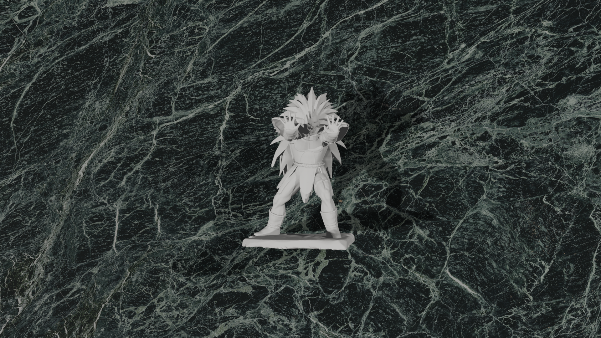 Raditz Dragon Ball Z #24 Optimized for 3D Printing