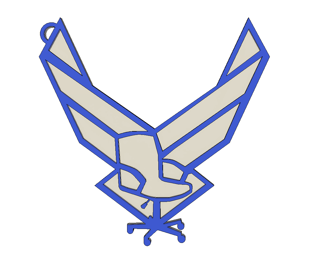 chair force keychain