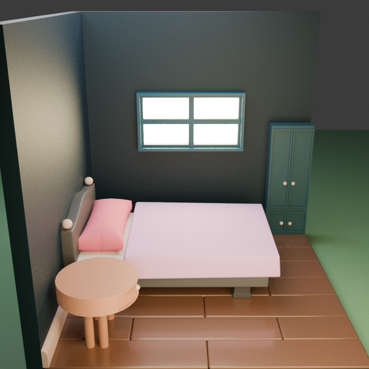 3D bedroom scene — thumbnail 2